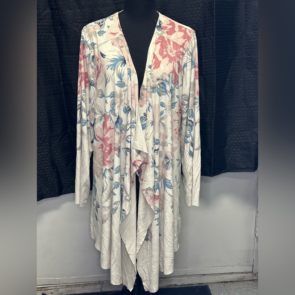 Cloth & Portrait Faux Suede Sweater women's size XXL